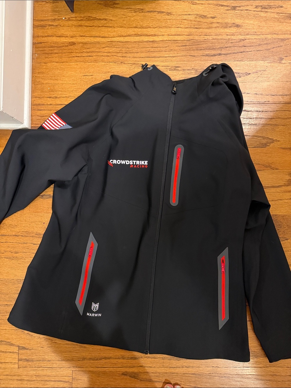 Crowdstrike racing jacket
